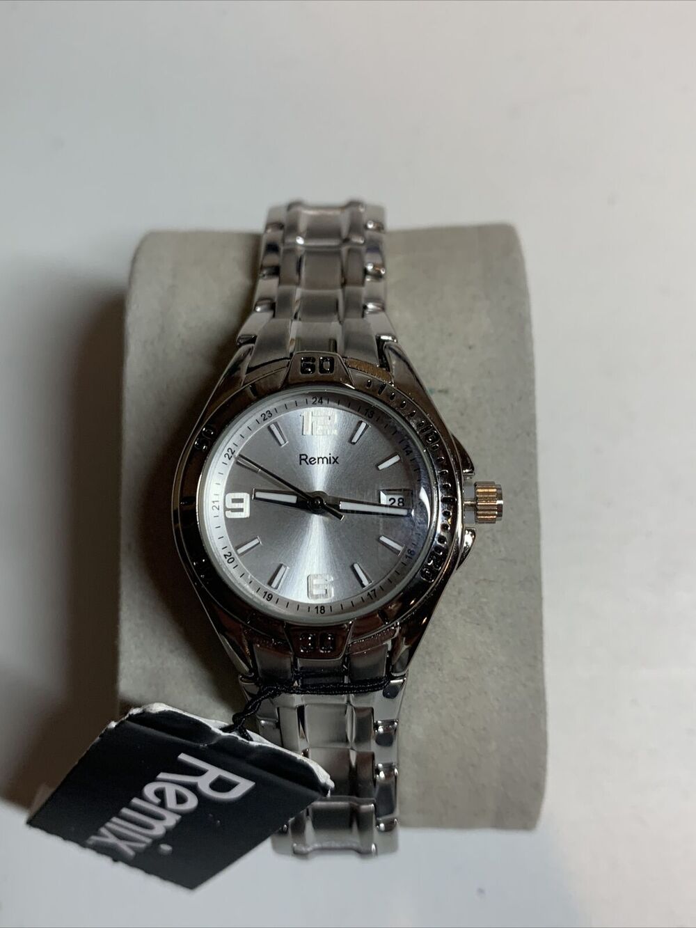 Remix Women's Stainless Steel Gray/Silver Wrist Watch Stanford University Back